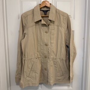 Like New Vintage Eddie Bauer Khaki Utility Jacket